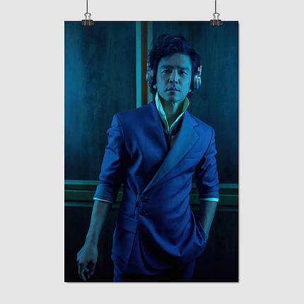 Плакат "Ковбой Бібоп, Джон Чо, Спайк Шпігель, Cowboy Bebop, Spike Spiegel, John Cho", 60×40см, фото 1
