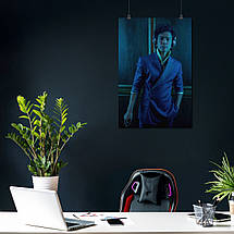 Плакат "Ковбой Бібоп, Джон Чо, Спайк Шпігель, Cowboy Bebop, Spike Spiegel, John Cho", 60×40см, фото 3