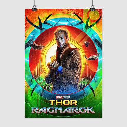 Плакат "Тор 3: Раґнарок, Грандмайстер, Джефф Голдблюм, Thor: Ragnarok, Grandmaster", 60×43см, фото 1