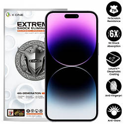Захисна плівка iPhone 14 Pro Max матова, протиударна, 2.5D, 7H, Extreme Shock Eliminator, Matte Series, 4th Ge