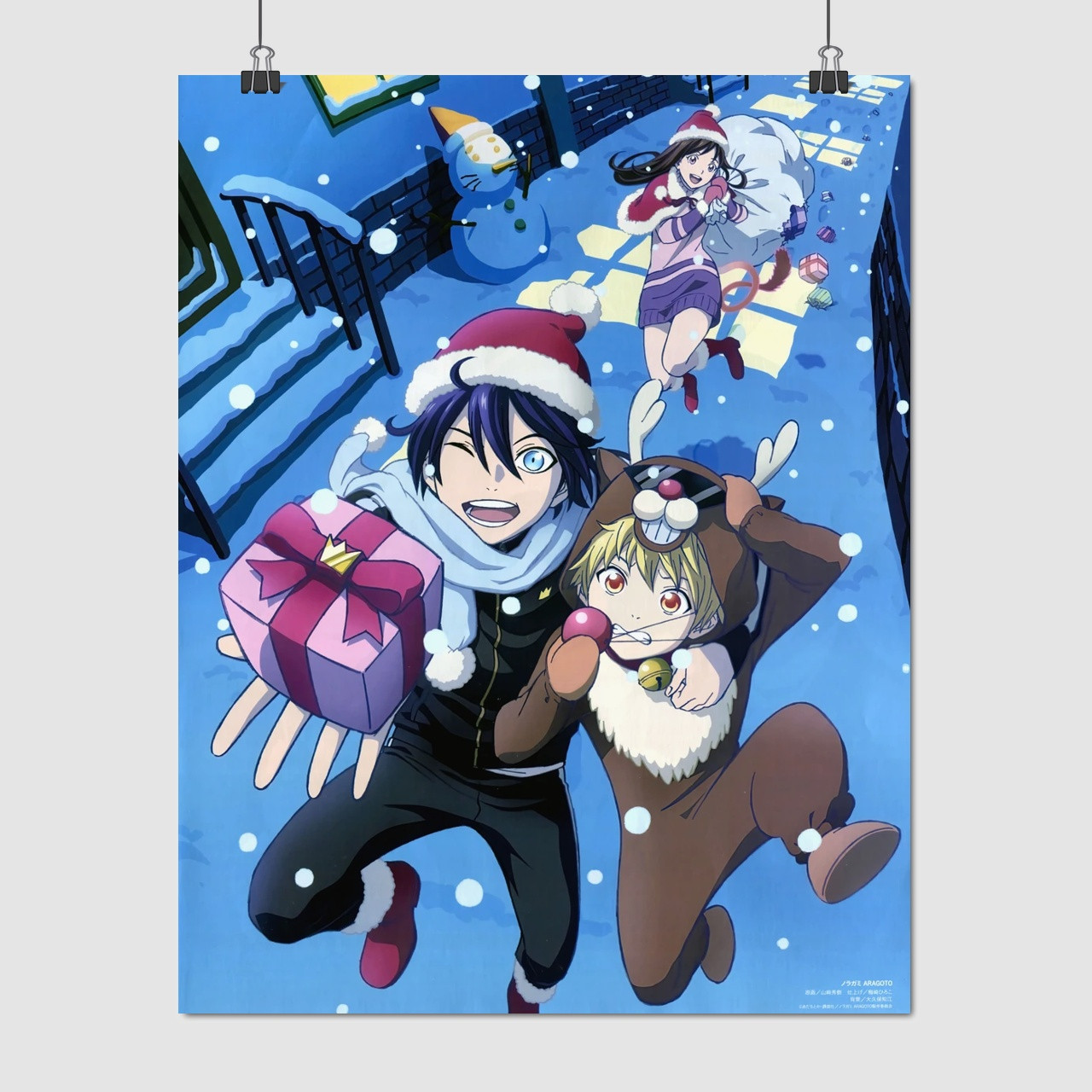 Плакат "Нораґамі, Бездомний Бог, Noragami Yato", 60×47см
