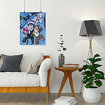 Плакат "Нораґамі, Бездомний Бог, Noragami Yato", 60×47см, фото 5