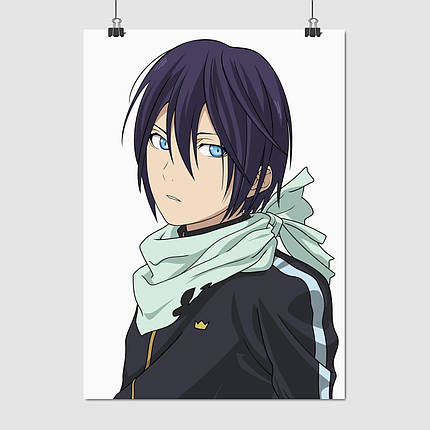 Плакат "Нораґамі, Бездомний Бог, Noragami Yato", 60×43см, фото 1
