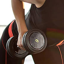 Плакат "Дівчина з гантелями", 60×43см, фото 2