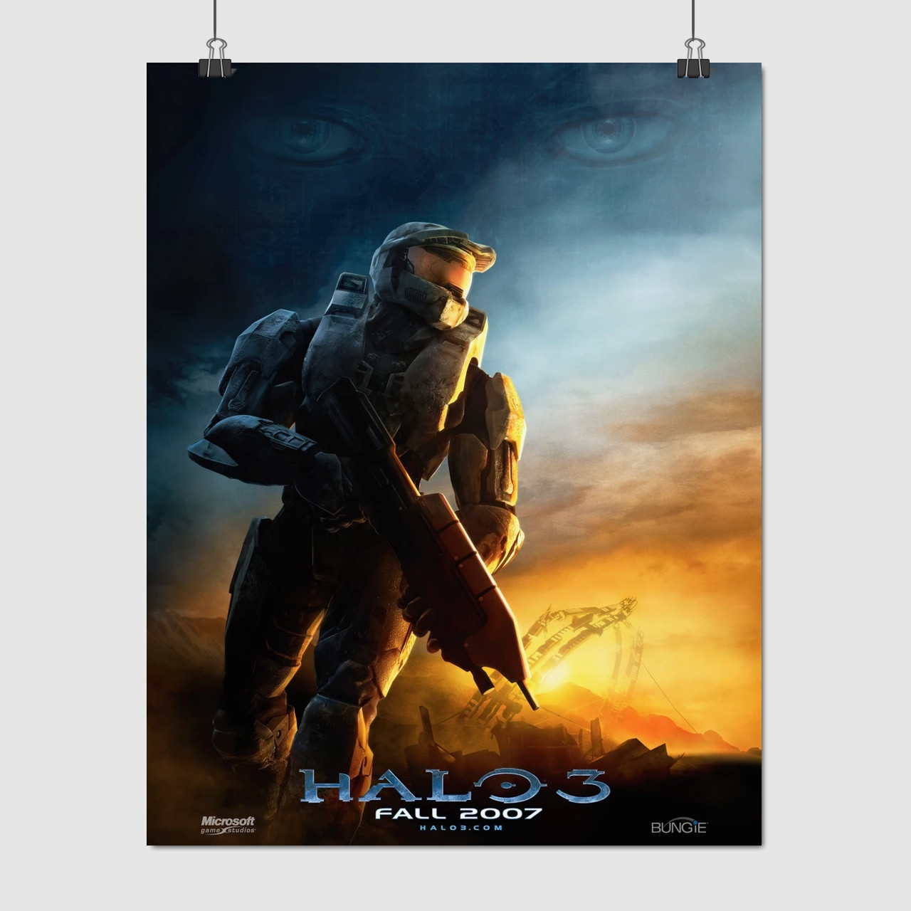 Плакат "Хейло 3, Майстер Чіф, Halo 3", 60×47см