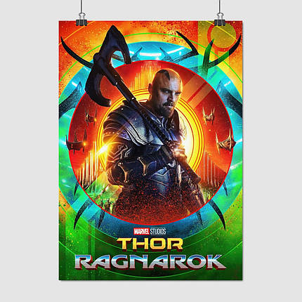 Плакат "Тор 3: Раґнарок, Скердж, Карл Урбан, Thor: Ragnarok, Skurge", 60×43см, фото 1