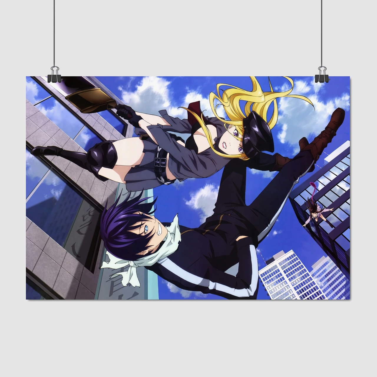 Плакат "Нораґамі, Бездомний Бог, Noragami Yato", 41×60см
