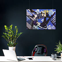Плакат "Нораґамі, Бездомний Бог, Noragami Yato", 41×60см, фото 4