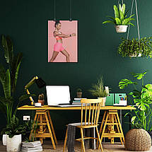 Плакат "Дівчина з гумовим еспандером", 60×43см, фото 5