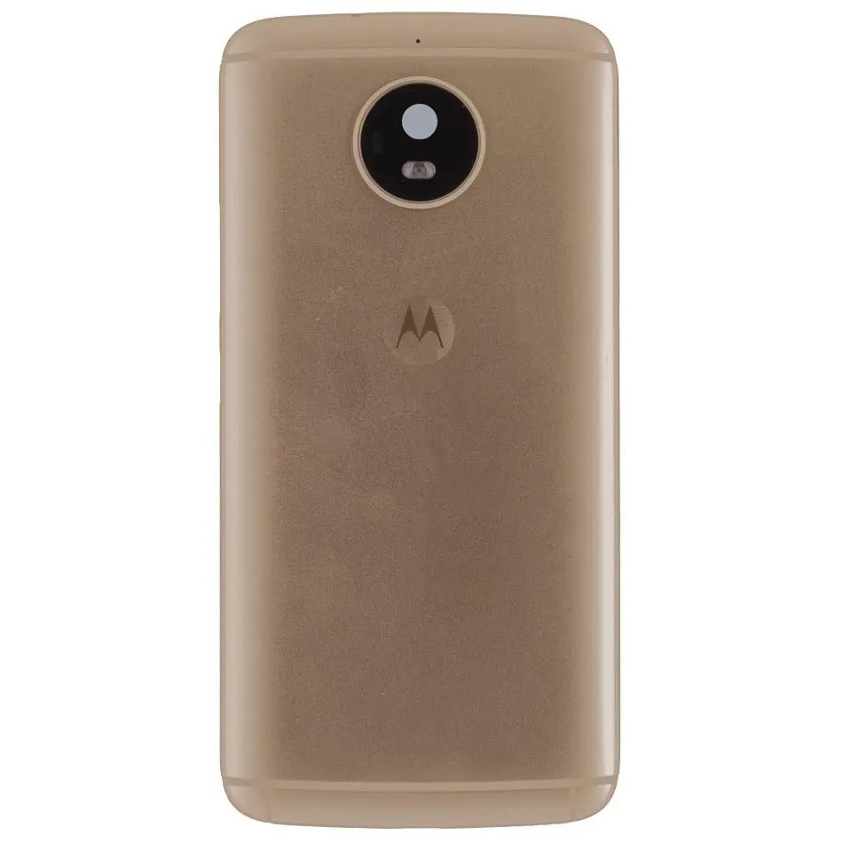 Задня кришка Motorola XT1794 Moto G5s /XT1799, золота, Fine Gold, оригінал PRC + скло камери