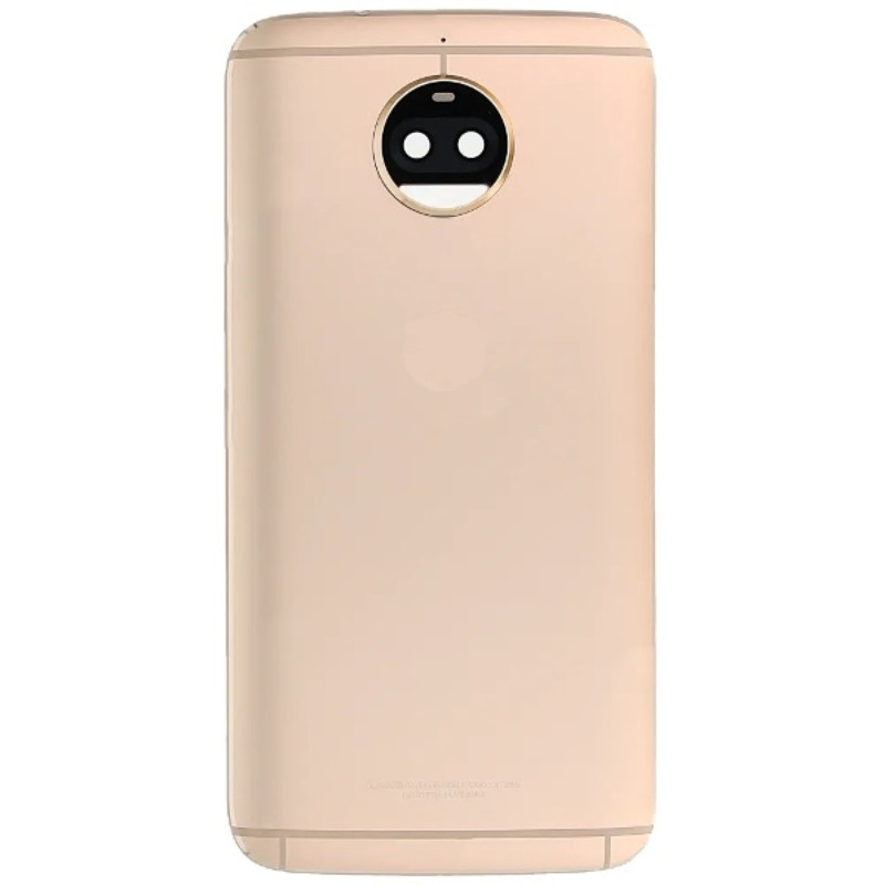 Задня кришка Motorola XT1803 Moto G5s Plus золота, Fine Gold, оригінал PRC + скло камери