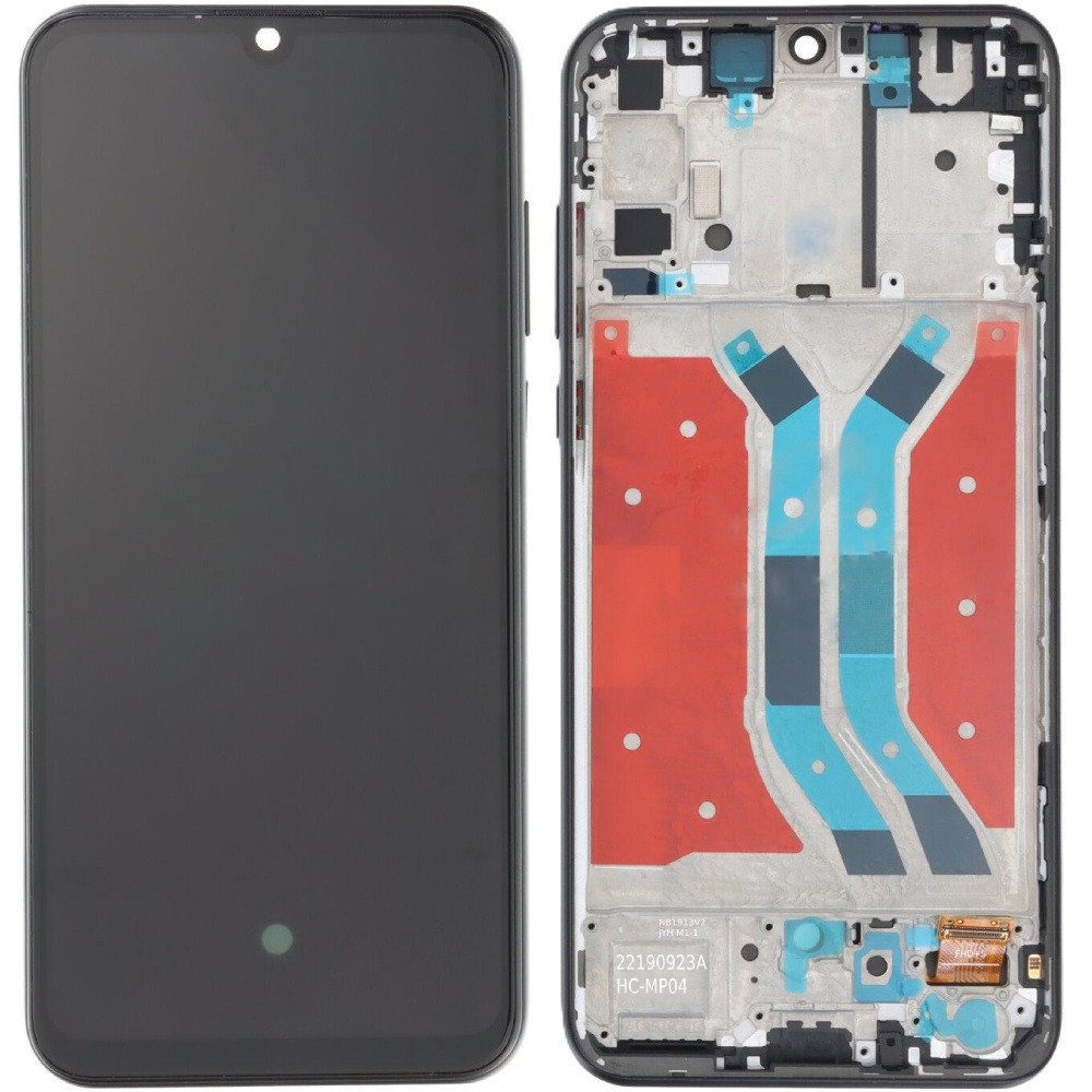 Дисплей Huawei P Smart S /Y8p чорний, OLED, оригінал PRC, з рамкою, фото 1