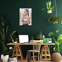 Плакат "Дівчина з яблуком", 60×43см, фото 5