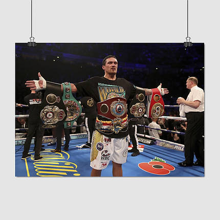 Плакат "Усик Олександр, боксер", 43×60см, фото 1