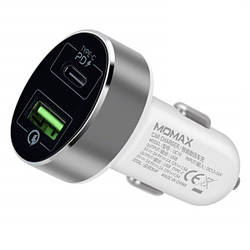 Зарядний пристрій Momax 20W PD + QC3.0 38W (USB A + Type C) (UC10D)