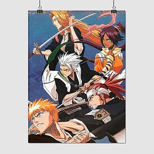 Плакат "Бліч, Bleach", 60×44см