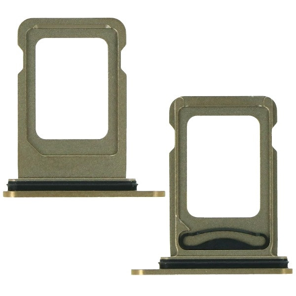 Тримач Sim-карти iPhone 12 Pro /12 Pro Max на 2 Sim-карти, золотистий, фото 1