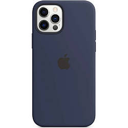 Силіконовий чохол iPhone 12 /12 Pro Apple Silicone Case Deep Navy