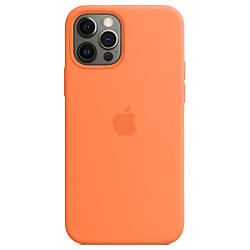 Силіконовий чохол iPhone 12 Pro Max Apple Silicone Case Kumquat