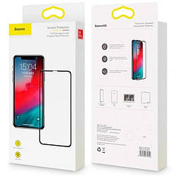 Захисне скло iPhone 12 /12 Pro з чорною рамкою, на весь дисплей, Full-Screen and Full-Glass Tempered Glass Fil