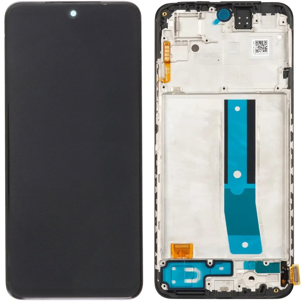 Дисплей Xiaomi Redmi Note 11 чорний, Amoled, оригінал PRC, з рамкою, фото 1