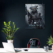 Плакат "Хейло 5, Linda-058, Halo 5: Guardians", 60×47см, фото 3