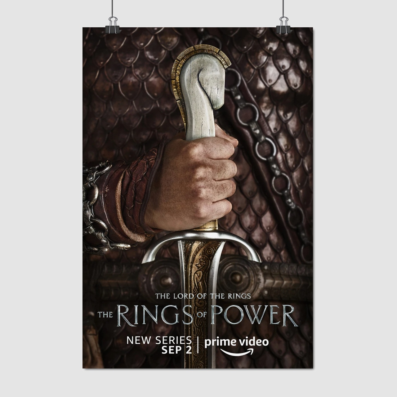 Плакат "Володар перснів: Персні влади, Rings of Power", 60×41см