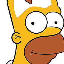 Плакат "Сімпсони, No brain - no pain, Simpsons", 60×43см, фото 3