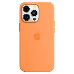 Силіконовий чохол iPhone 13 Pro Max Apple Silicone Case with MagSafe (анімація) - Marigold