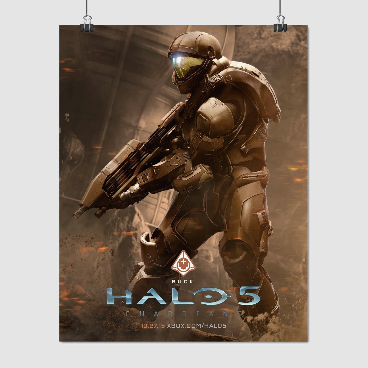 Плакат "Хейло 5, Buck, Halo 5: Guardians", 60×47см
