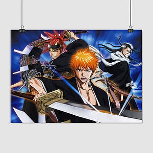 Плакат "Бліч, Bleach", 43×60см