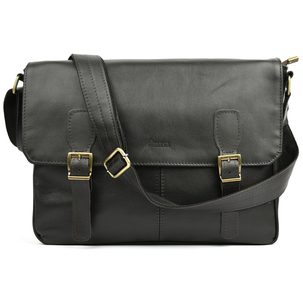 Шкіряна сумка через плече для ноутбука та документів TC-7022-3md TARWA, фото 1