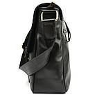 Шкіряна сумка через плече для ноутбука та документів TC-7022-3md TARWA, фото 4