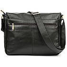 Шкіряна сумка через плече для ноутбука та документів TC-7022-3md TARWA, фото 5