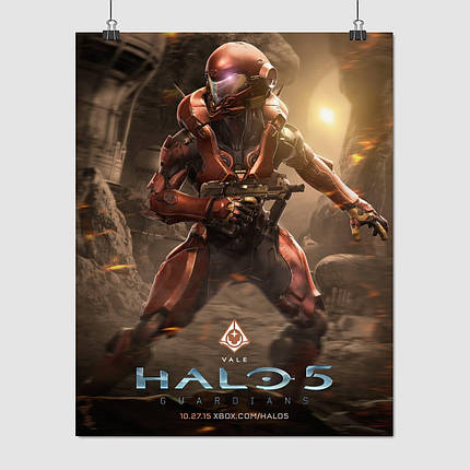 Плакат "Хейло 5, Vale, Halo 5: Guardians", 60×47см, фото 1