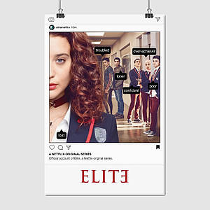 Плакат "Элита, Elite", 60×40см