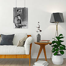 Плакат "Арнольд Шварценеггер із сигарою, Arnold Schwarzenegger", 60×43см, фото 4