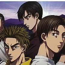 Плакат "Ініціал «Ді», аніме, Initial D", 60×43см, фото 2