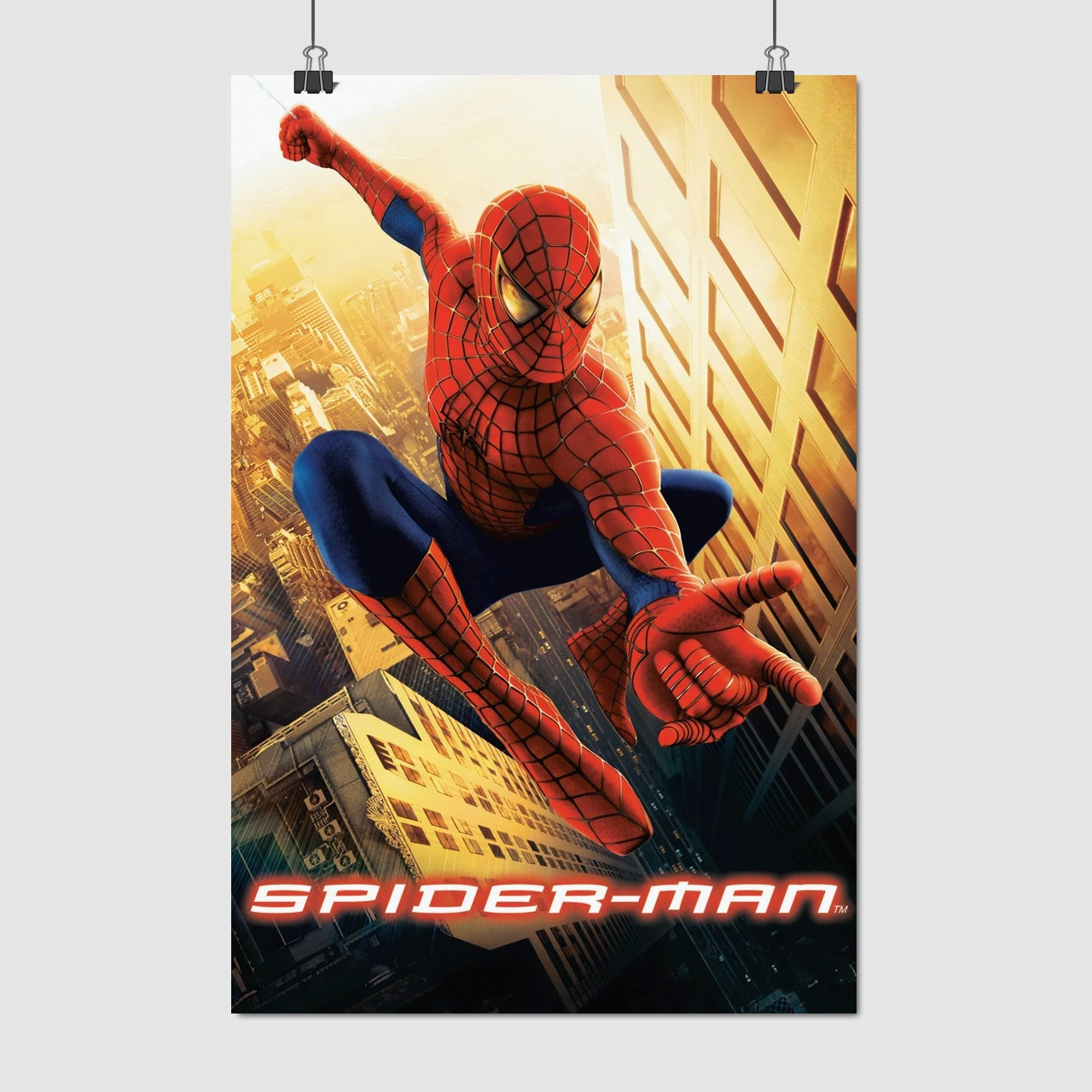 Плакат "Спайдермен 1, Spider-Man (2002)", 60×40см