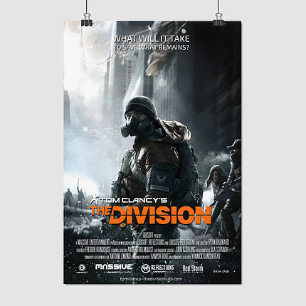 Плакат "Дивізіон, The Division", 60×41см, фото 1