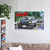 Плакат "Ініціал «Ді», аніме, Initial D", 38×60см, фото 7