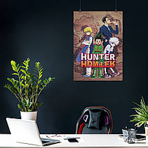 Плакат "Мисливець на Мисливця, аніме, Hunter x Hunter", 60×43см, фото 4