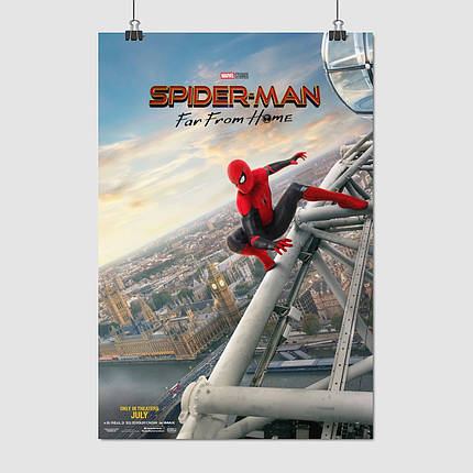 Плакат "Людина-павук: Далеко від дому, Spider-Man: Far from Home (2019)", 60×41см, фото 1