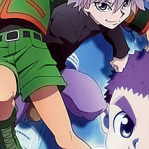 Плакат "Мисливець на Мисливця, аніме, Hunter x Hunter", 60×44см, фото 3