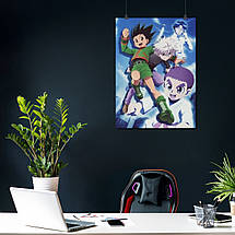 Плакат "Мисливець на Мисливця, аніме, Hunter x Hunter", 60×44см, фото 4