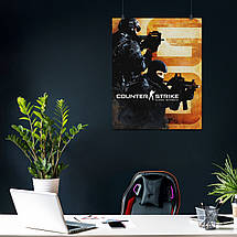 Плакат "Контрстрайк, Counter-Strike, CS:GO Global Offensive", 60×48см, фото 4