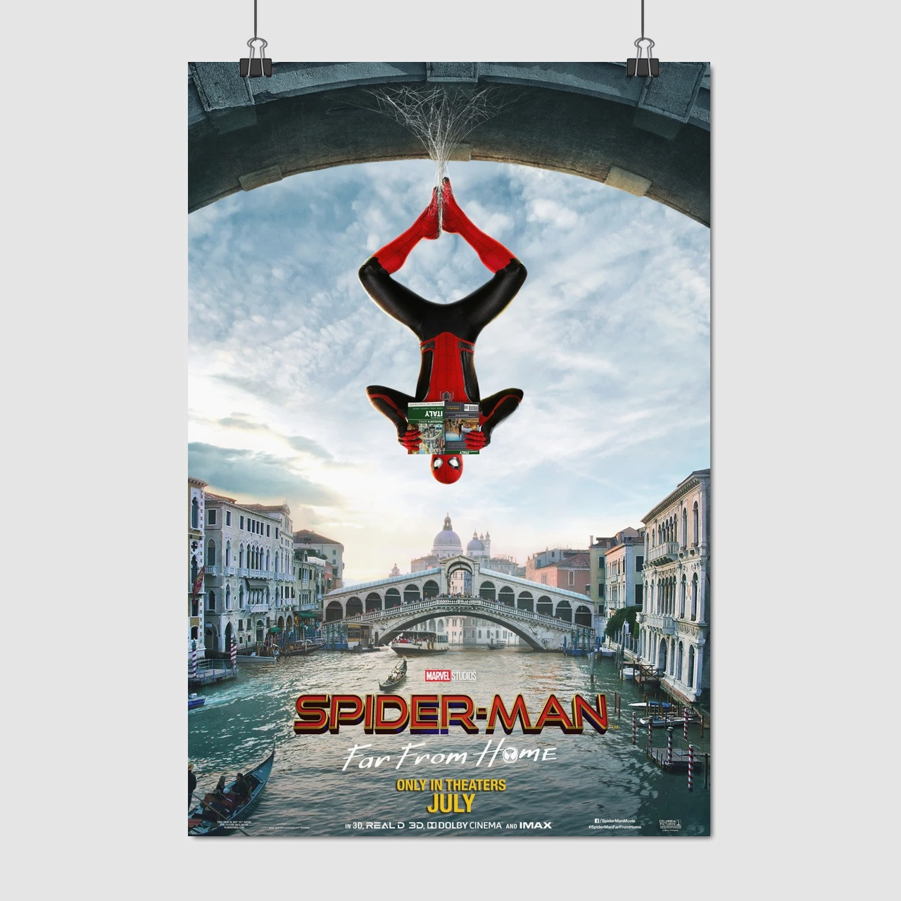 Плакат "Людина-павук: Далеко від дому, Spider-Man: Far from Home (2019)", 60×41см