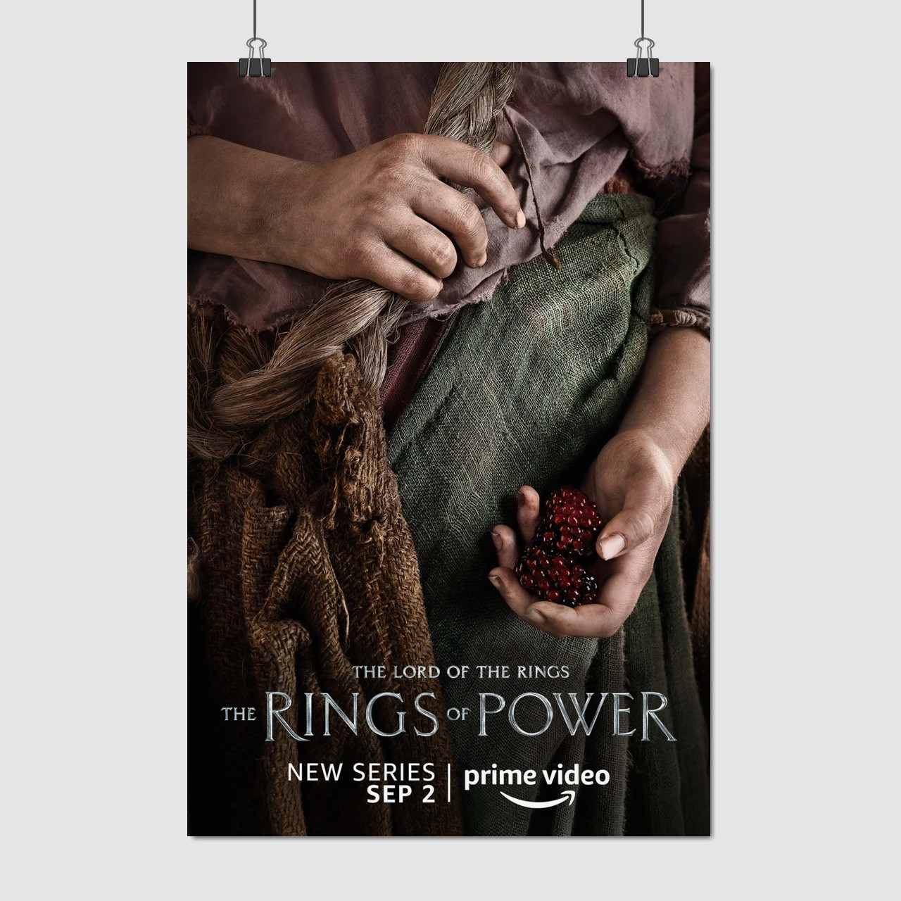 Плакат "Володар перснів: Персні влади, Rings of Power", 60×41см
