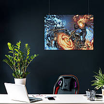 Плакат "Примарний Вершник, Ghost Rider", 43×60см, фото 4