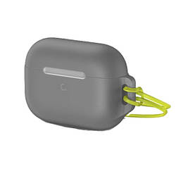 Силіконовий чохол Airpods Pro Baseus Let's Go Jelly Lanyard Case (WIAPPOD-D0G) Сірий